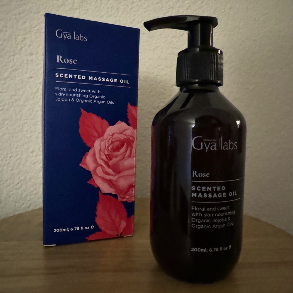 Gya Labs Rose Massage Oil